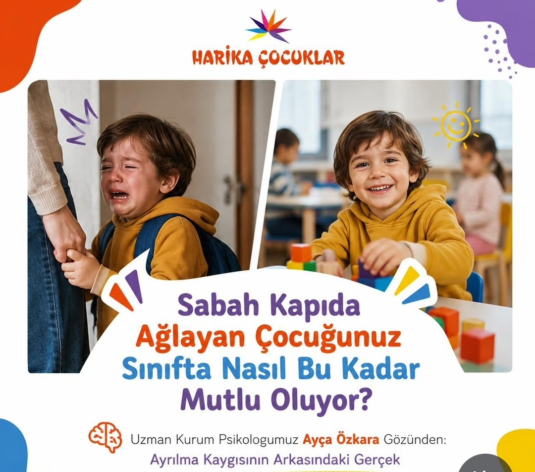 Sabah kapıda ağlayan çocuğunuz